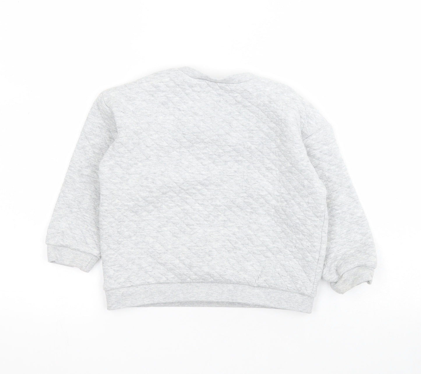 TU  Grey  Cotton Pullover Jumper Size 18-24 Months  Snap - Sweater