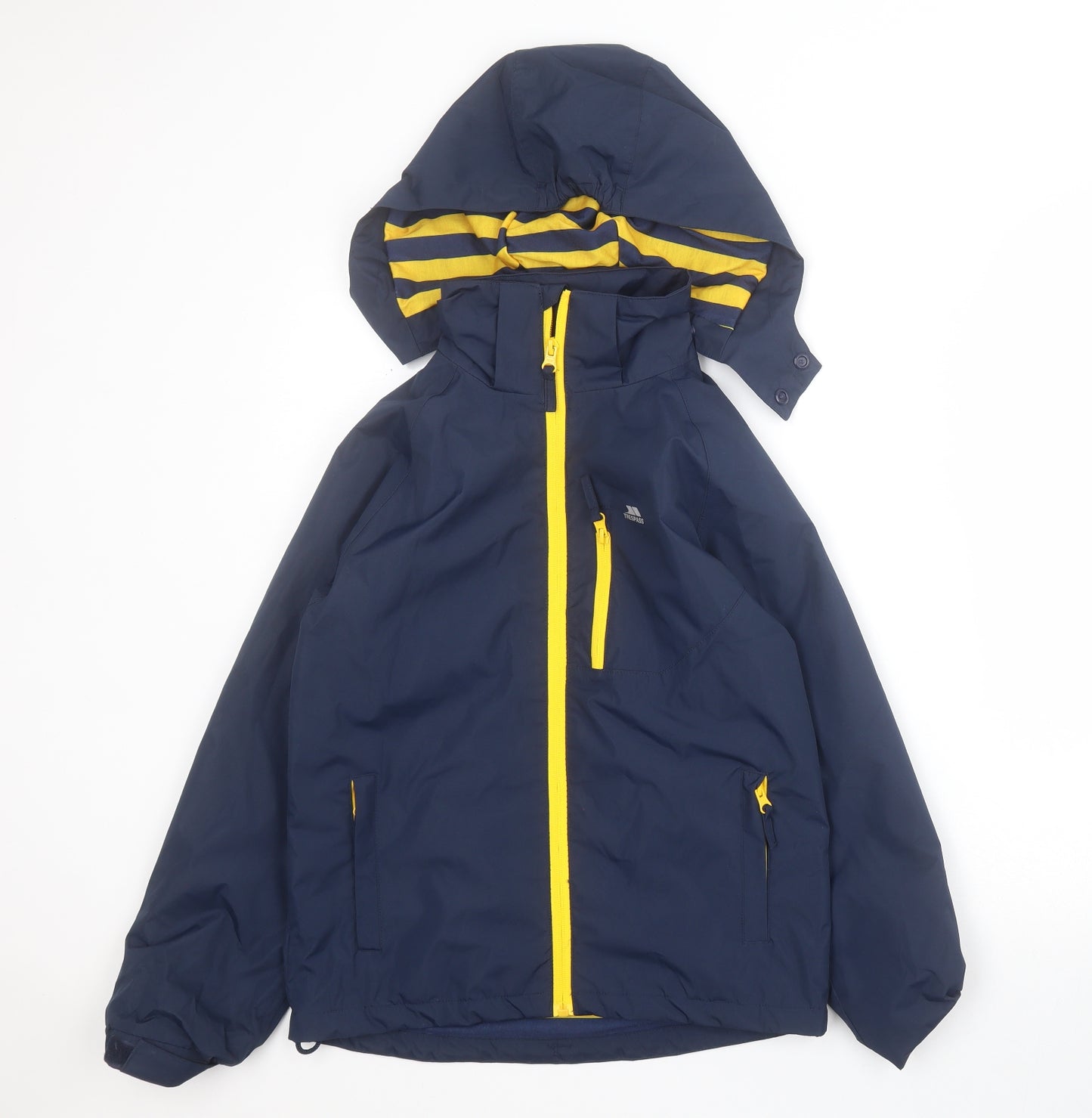 Trespass Boys Blue   Rain Coat Coat Size 9-10 Years  Zip