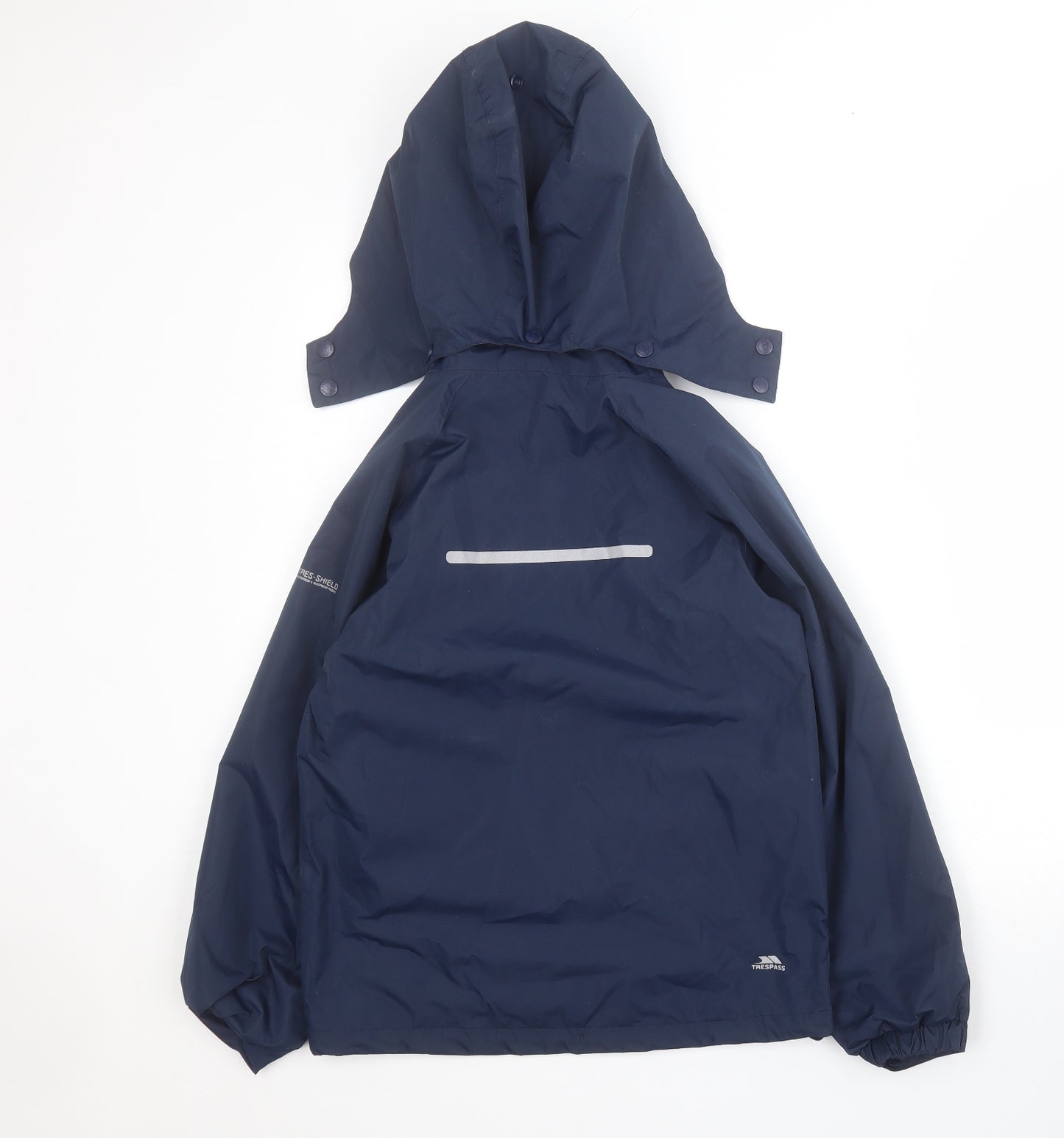 Trespass Boys Blue   Rain Coat Coat Size 9-10 Years  Zip