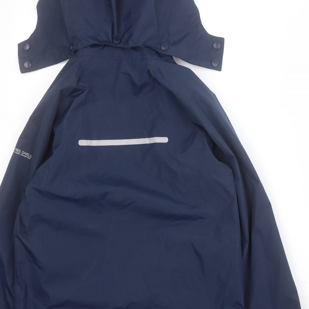 Trespass Boys Blue   Rain Coat Coat Size 9-10 Years  Zip