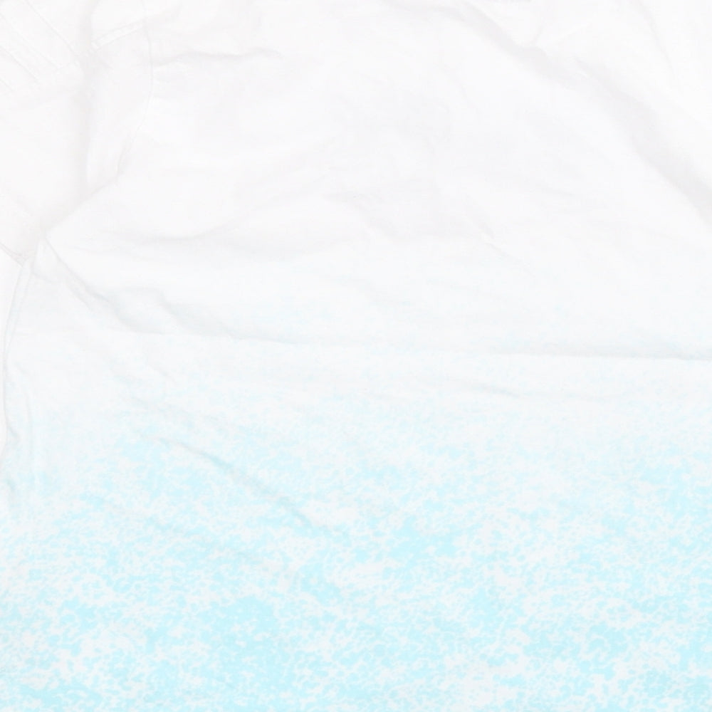 Primark Boys Blue  100% Cotton Pullover T-Shirt Size 5-6 Years Crew Neck Pullover