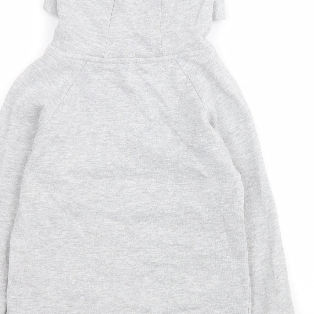Dunnes Boys Grey  Polyester Pullover Hoodie Size 6-7 Years  Pullover - Christmas