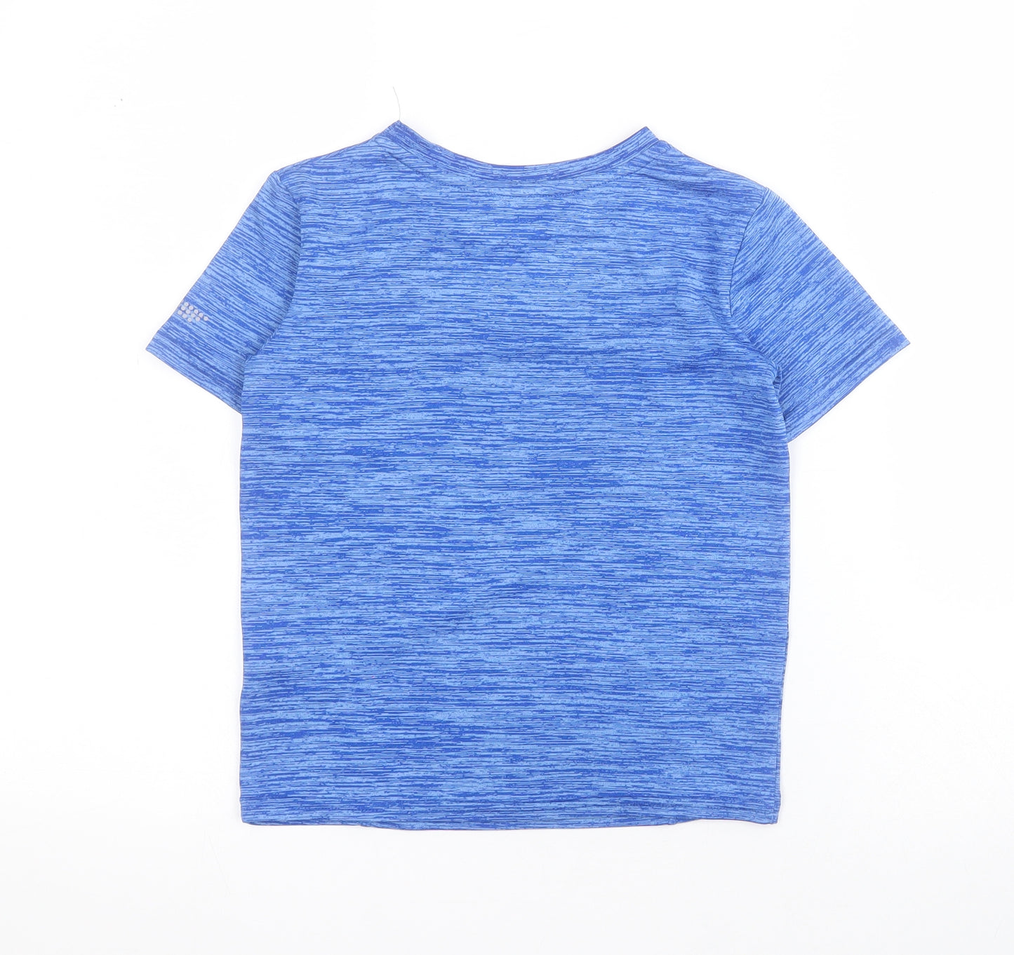 Dunnes Boys Blue  100% Polyamide Pullover T-Shirt Size 4-5 Years Round Neck Pullover