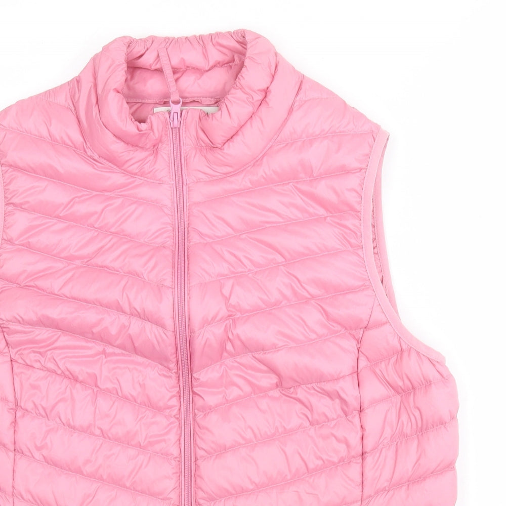 Betty Barclay Womens Pink   Gilet Coat Size 18  Zip
