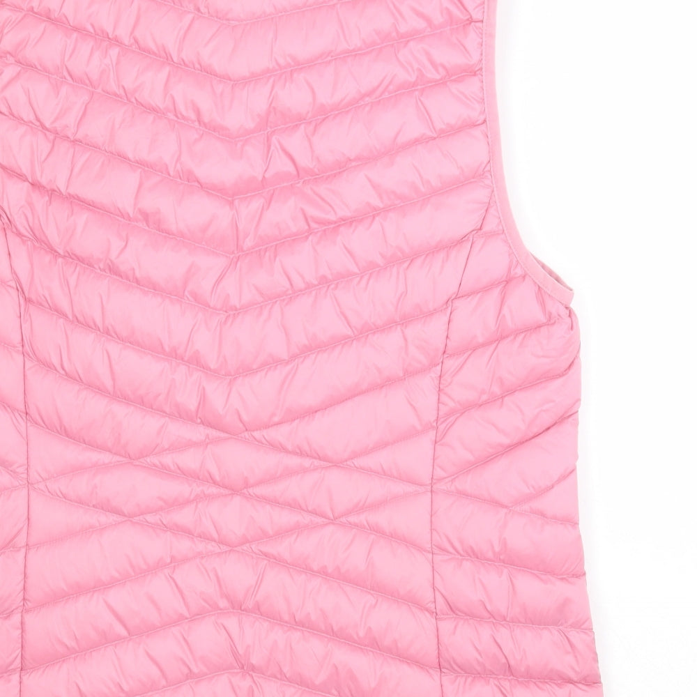 Betty Barclay Womens Pink   Gilet Coat Size 18  Zip