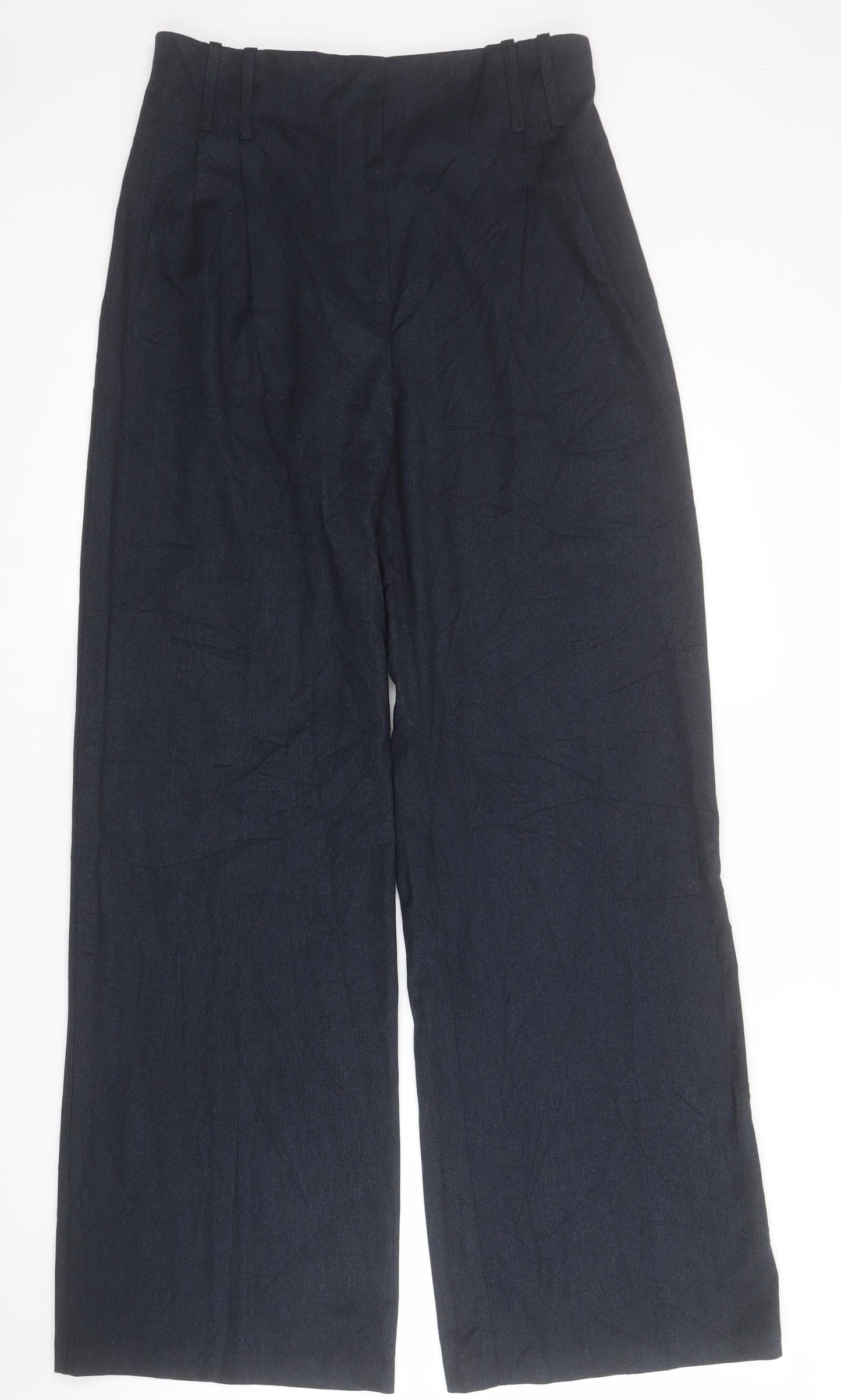Laura Ashley Womens Blue  Polyester Dress Pants Trousers Size 10 L32 in Regular Zip