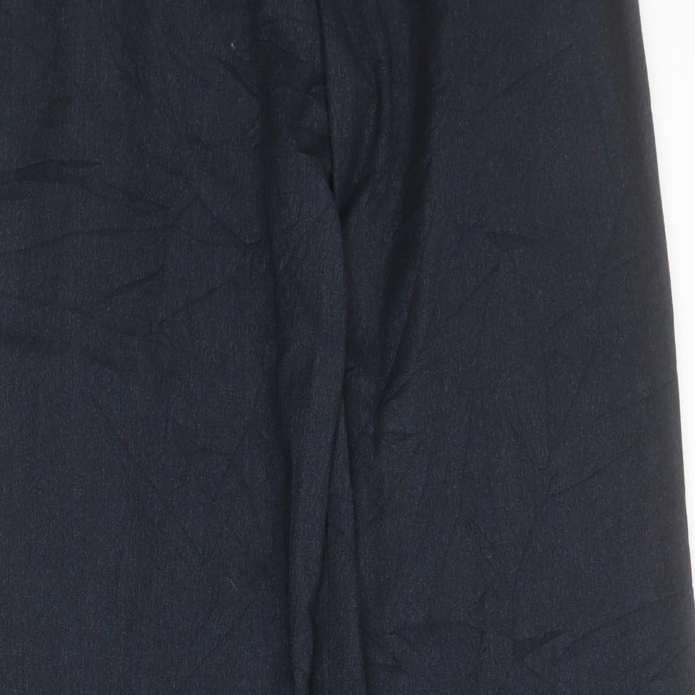 Laura Ashley Womens Blue  Polyester Dress Pants Trousers Size 10 L32 in Regular Zip