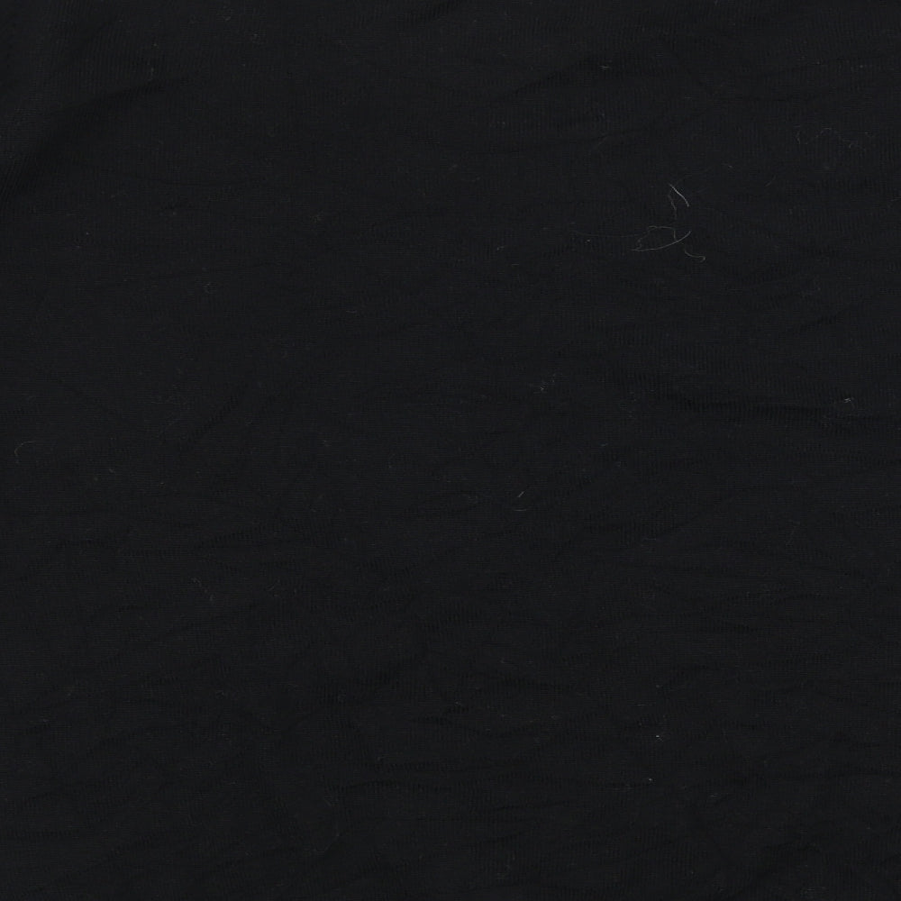 Calvin Klein Mens Black Round Neck  Wool Pullover Jumper Size M