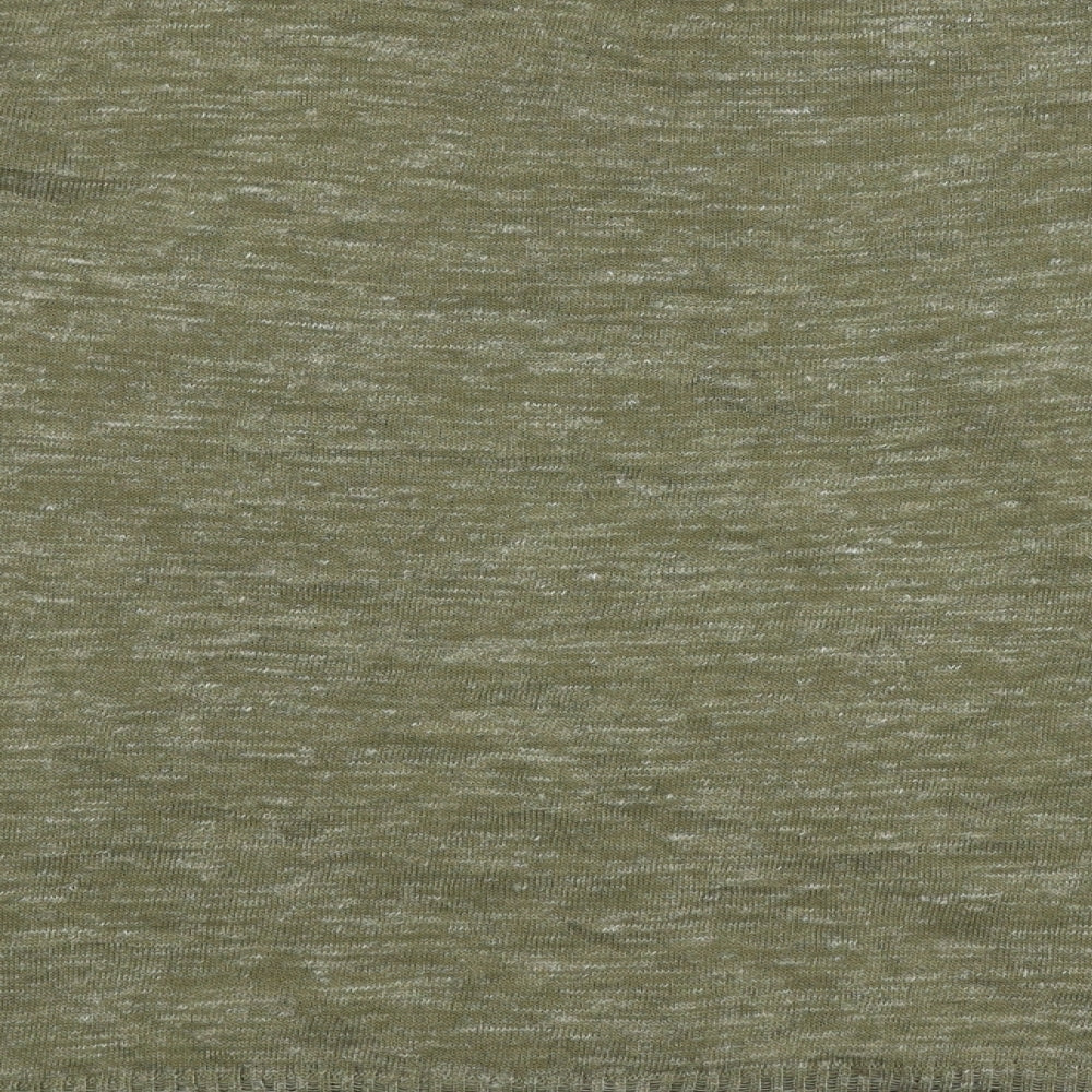 Zara Womens Green Round Neck  Acrylic Pullover Jumper Size M