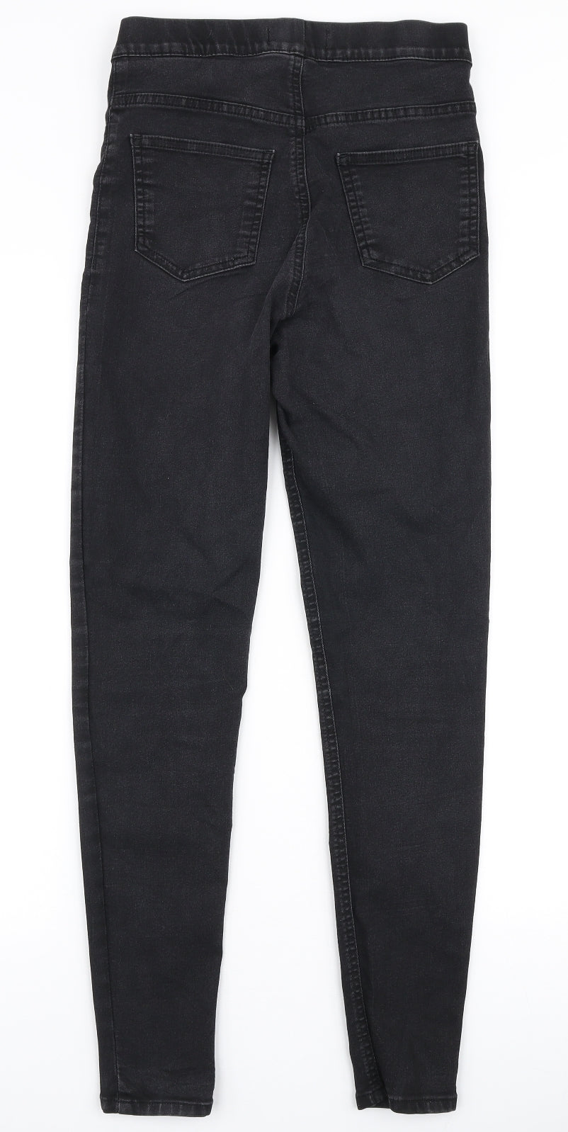 Marks and Spencer Womens Black  Cotton Jegging Jeans Size 8 L28 in Slim