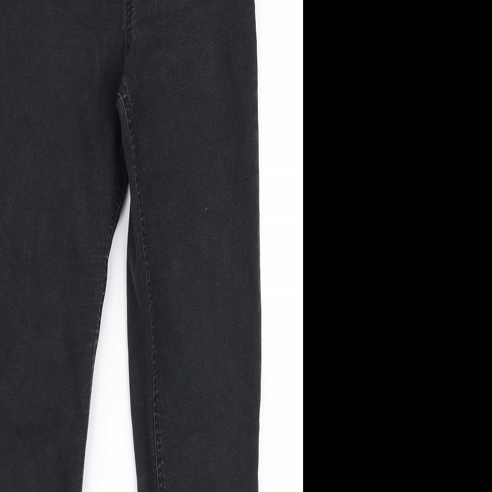 Marks and Spencer Womens Black  Cotton Jegging Jeans Size 8 L28 in Slim