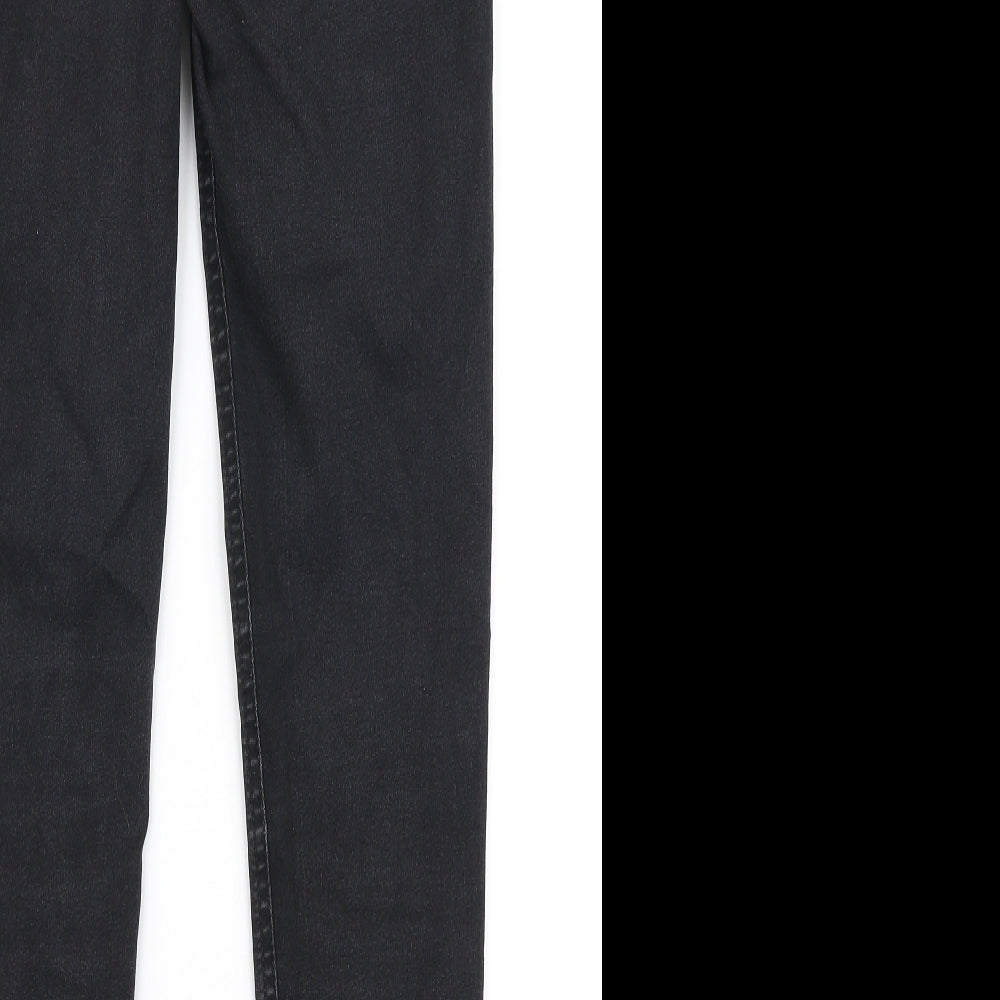 Marks and Spencer Womens Black  Cotton Jegging Jeans Size 8 L28 in Slim