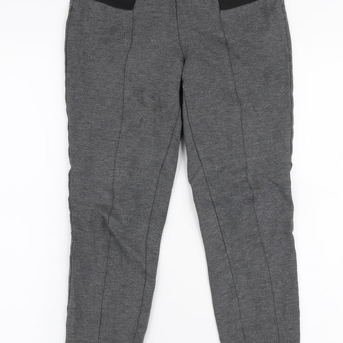 ESMARA Womens Grey  Polyester Capri Leggings Size S L24 in