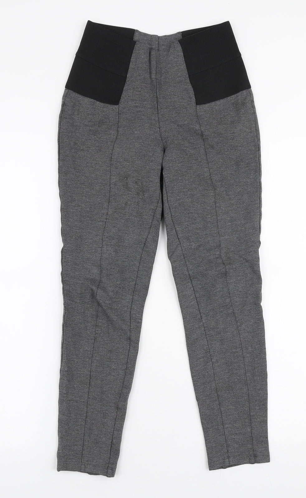 ESMARA Womens Grey  Polyester Capri Leggings Size S L24 in