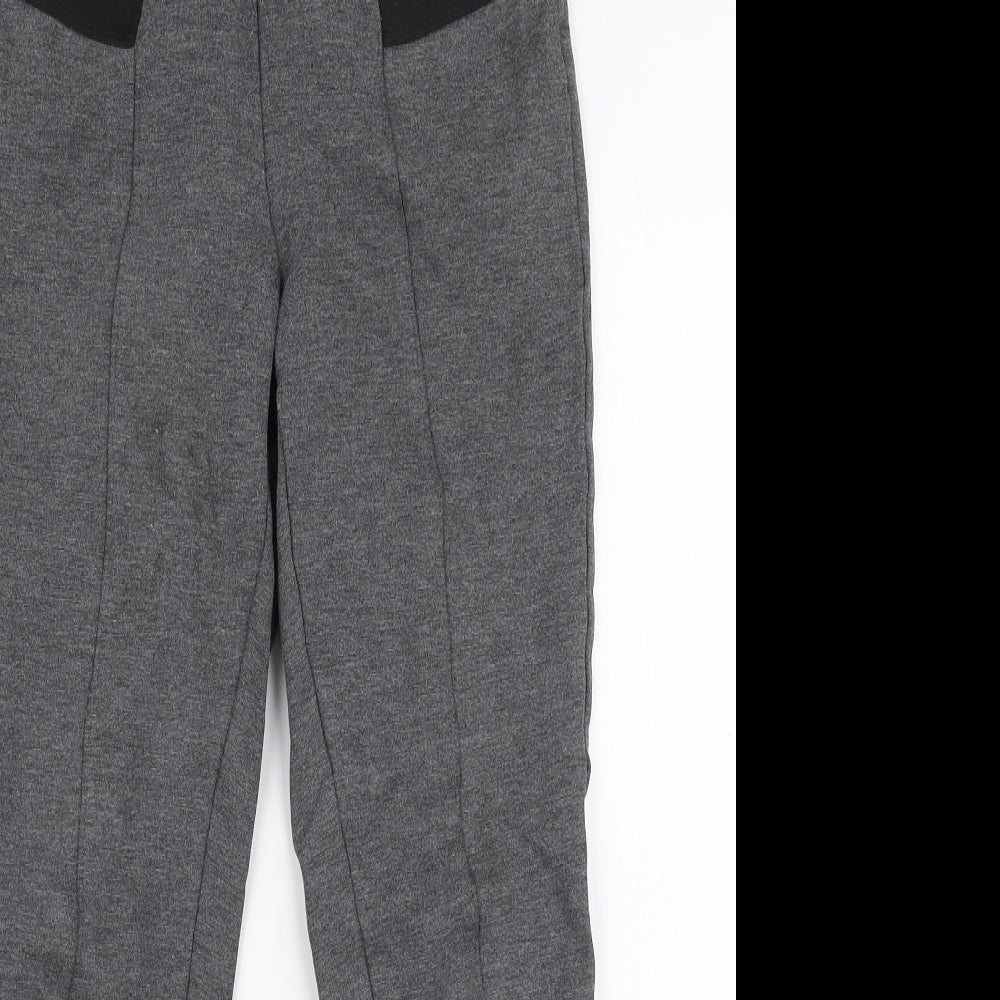 ESMARA Womens Grey  Polyester Capri Leggings Size S L24 in
