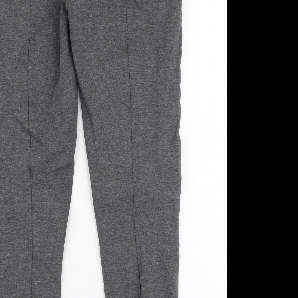 ESMARA Womens Grey  Polyester Capri Leggings Size S L24 in