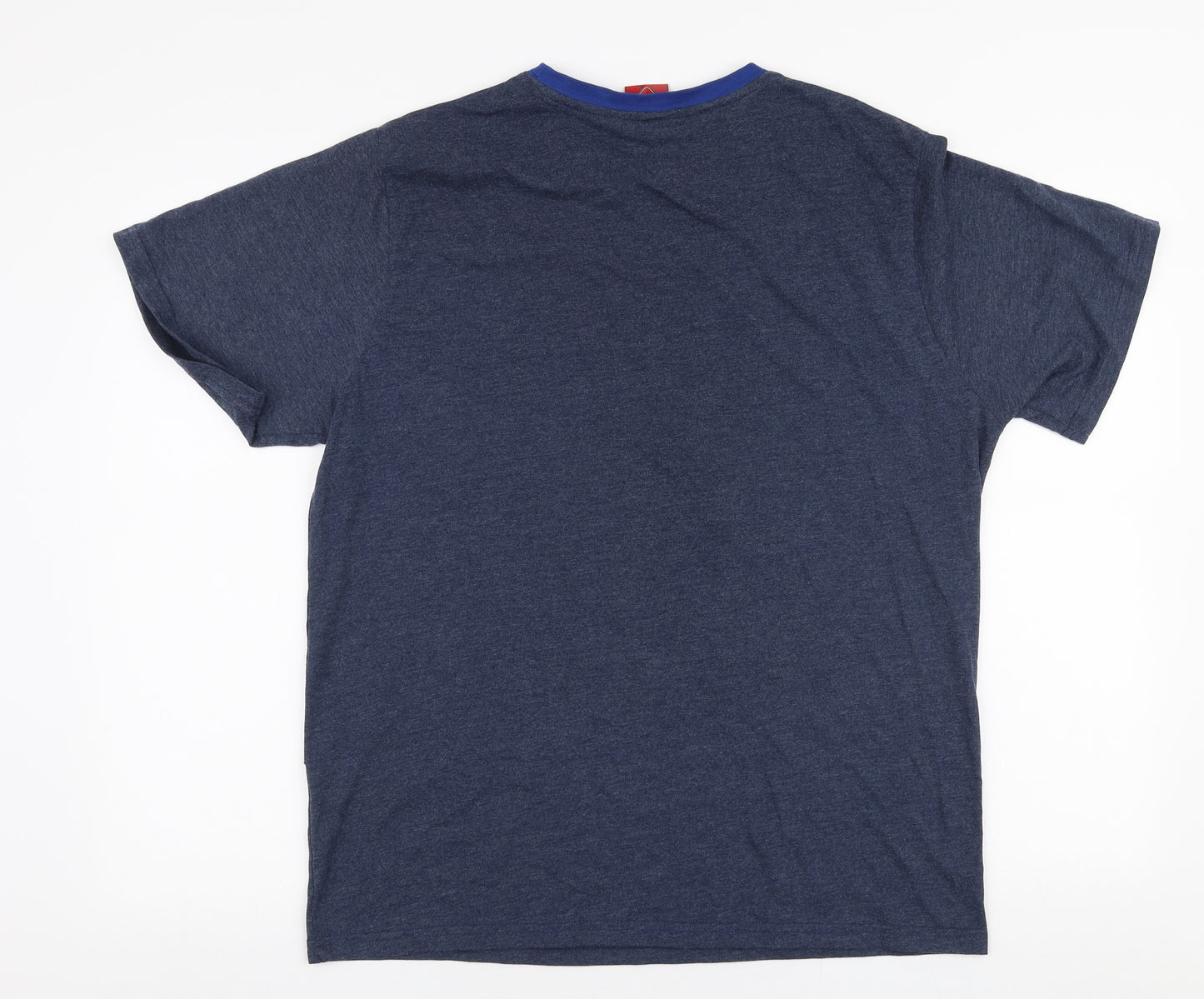 Arsenal FC Mens Blue  Cotton  T-Shirt Size M Round Neck