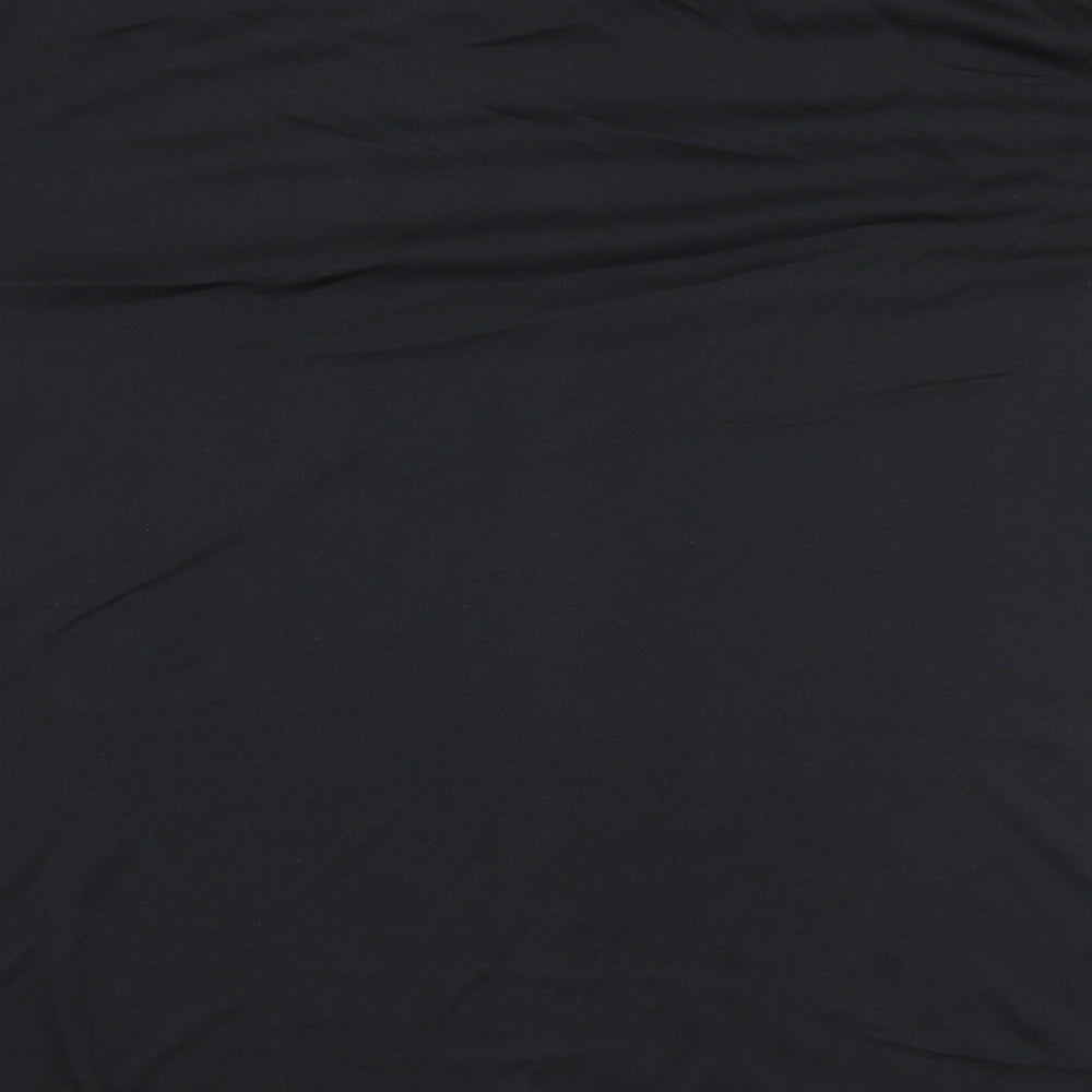 DOMYOS Mens Black  Polyester Pullover T-Shirt Size 3XL Round Neck Pullover