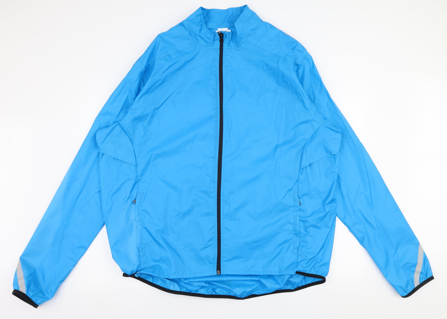 DECATHLON Mens Blue   Rain Coat Jacket Size 3XL  Zip
