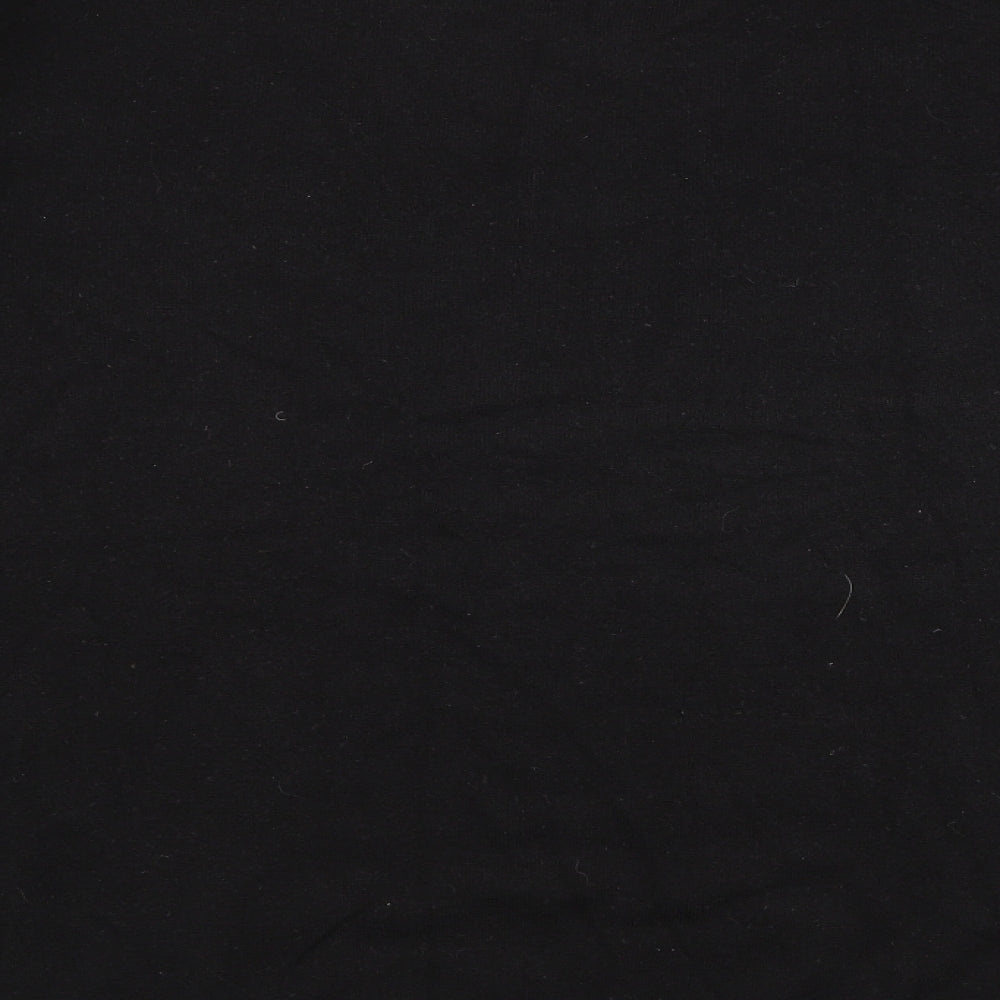 Marks and Spencer Mens Black V-Neck  Acrylic Pullover Jumper Size 2XL