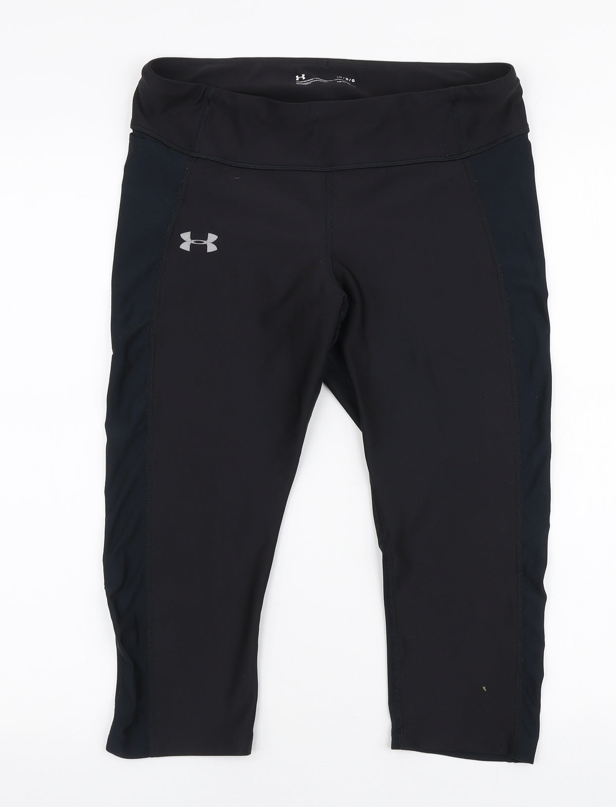 Under armour Womens Black  Polyester Capri Leggings Size L L18 in Regular Pullover
