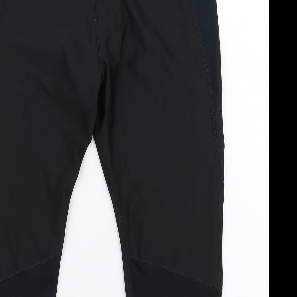 Under armour Womens Black  Polyester Capri Leggings Size L L18 in Regular Pullover