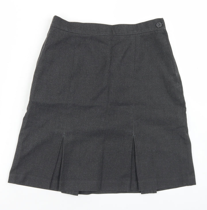 Whites Girls Grey  Polyester Paperbag Shorts Size 15 Years  Regular Buckle - school wear
