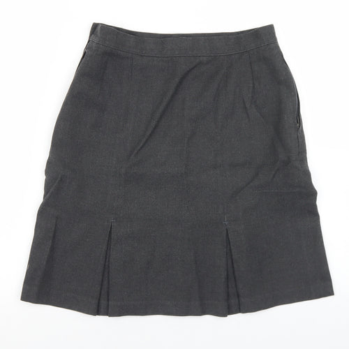 Whites Girls Grey  Polyester Paperbag Shorts Size 15 Years  Regular Buckle - school wear