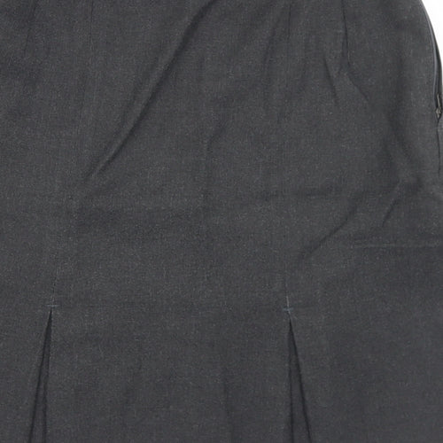 Whites Girls Grey  Polyester Paperbag Shorts Size 15 Years  Regular Buckle - school wear