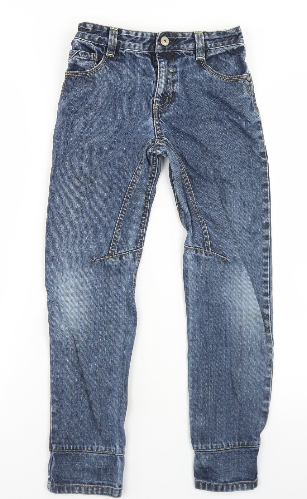 Ted Baker Boys Blue  Cotton Straight Jeans Size 9 Years  Regular Button