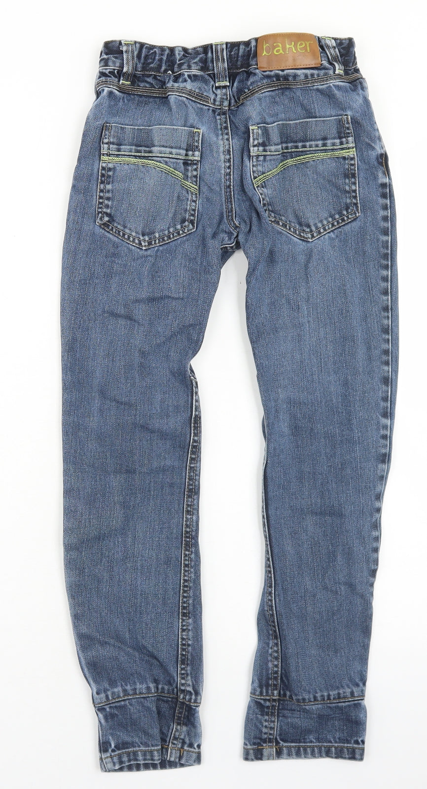 Ted Baker Boys Blue  Cotton Straight Jeans Size 9 Years  Regular Button