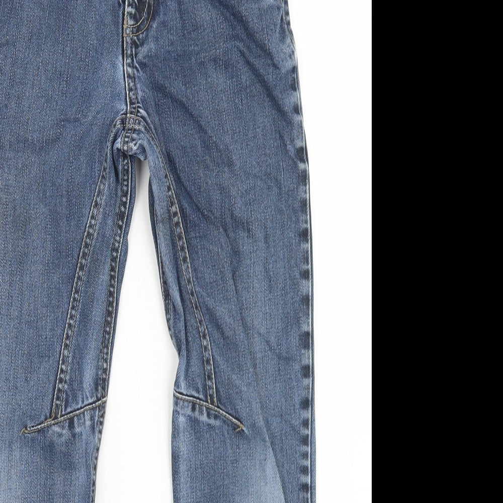 Ted Baker Boys Blue  Cotton Straight Jeans Size 9 Years  Regular Button