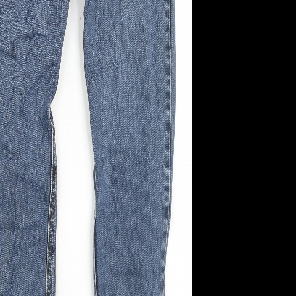 Ted Baker Boys Blue  Cotton Straight Jeans Size 9 Years  Regular Button