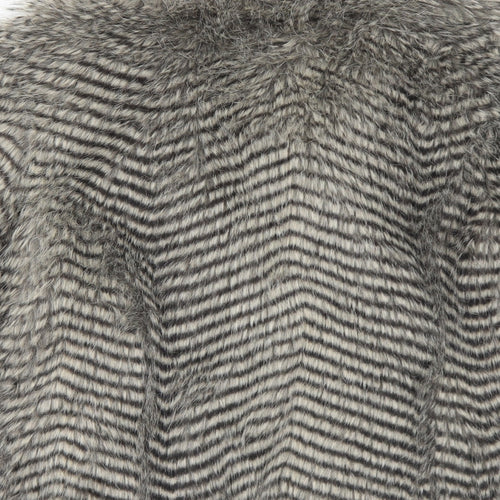 Brave Soul Womens Beige Striped  Jacket  Size 8