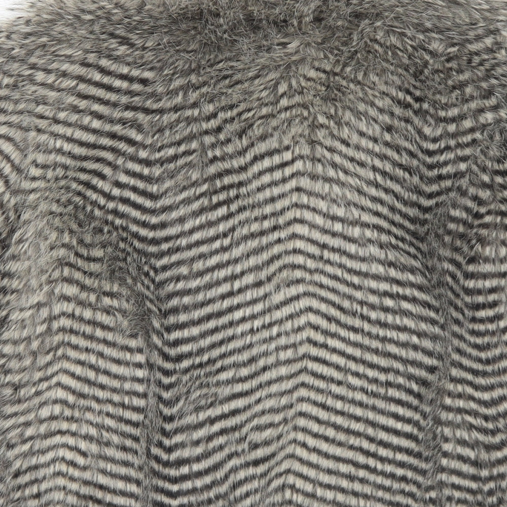 Brave Soul Womens Beige Striped  Jacket  Size 8