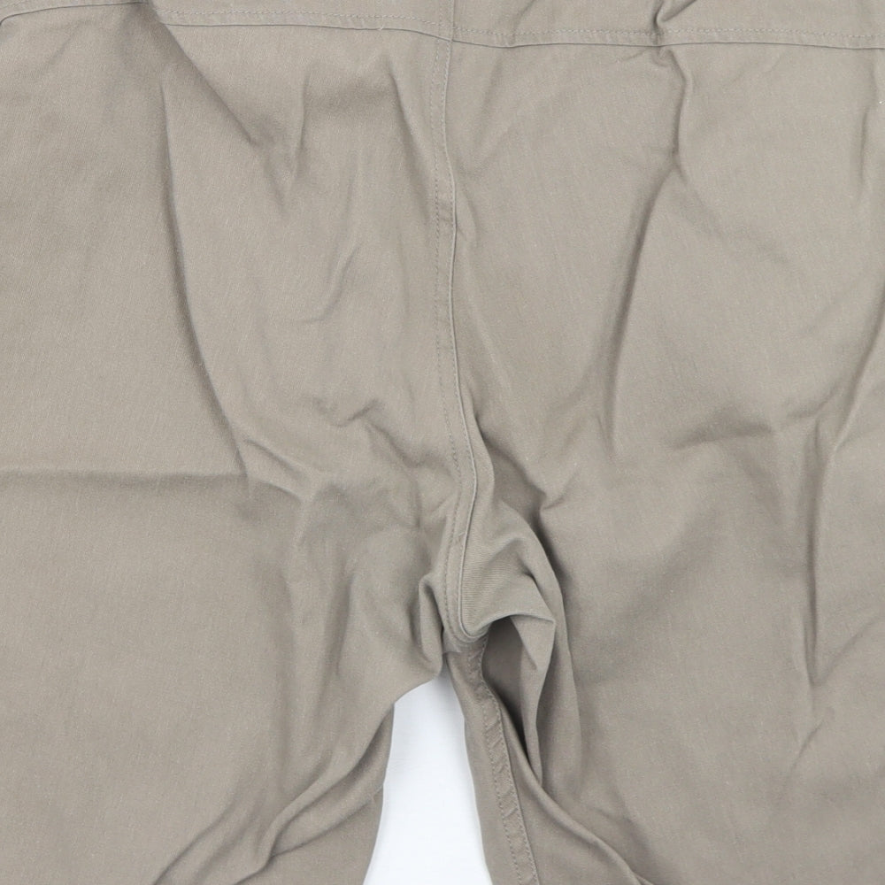 DECATHLON Mens Beige  Cotton Cargo Shorts Size 3XL L9 in Regular Drawstring
