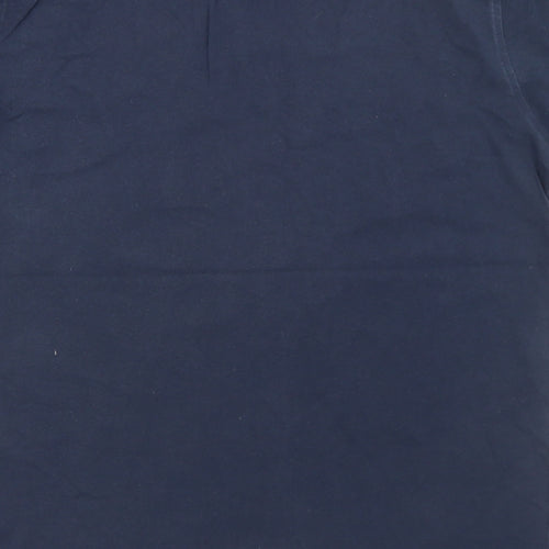 Hilfiger Denim Mens Blue  Cotton  T-Shirt Size S Crew Neck