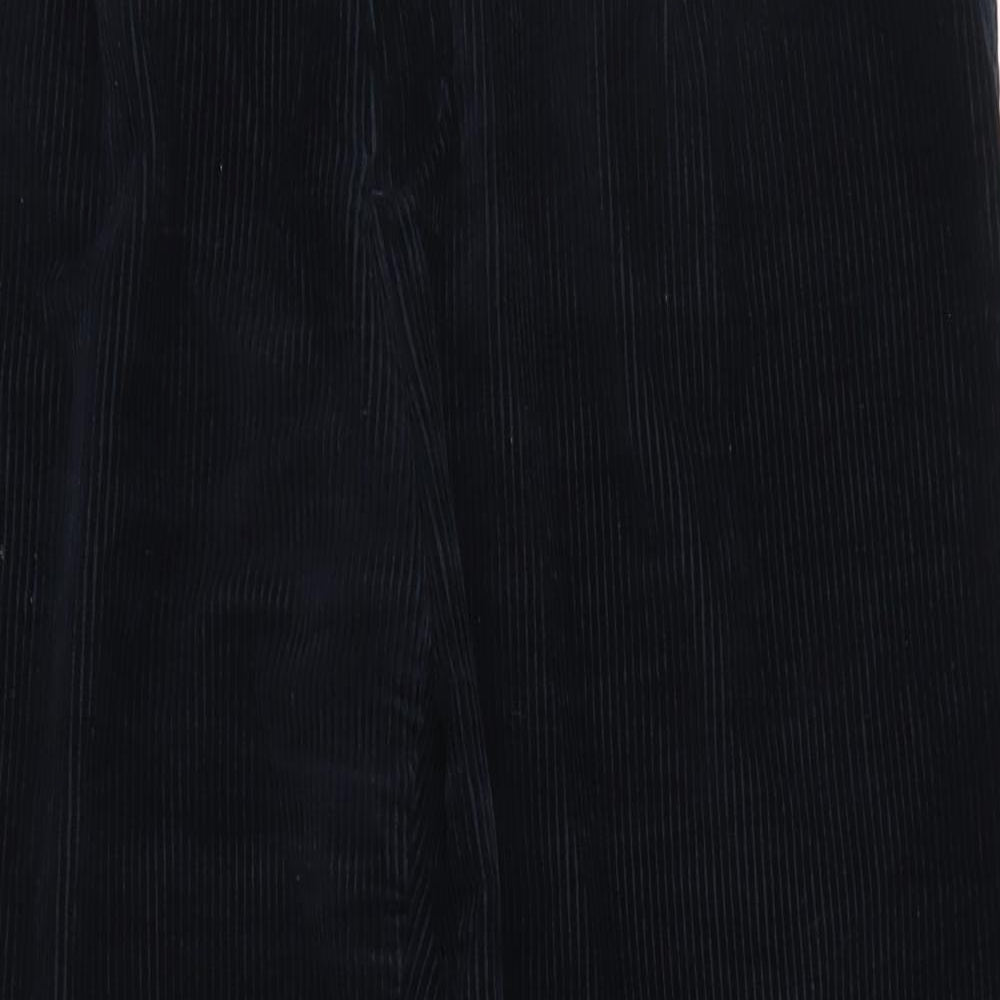 Dunnes Stores Mens Blue  Cotton Chino Trousers Size 38 in L30 in Regular Button
