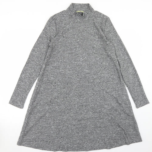 Innocence Womens Grey  Polyester Trapeze & Swing  Size 12  Mock Neck