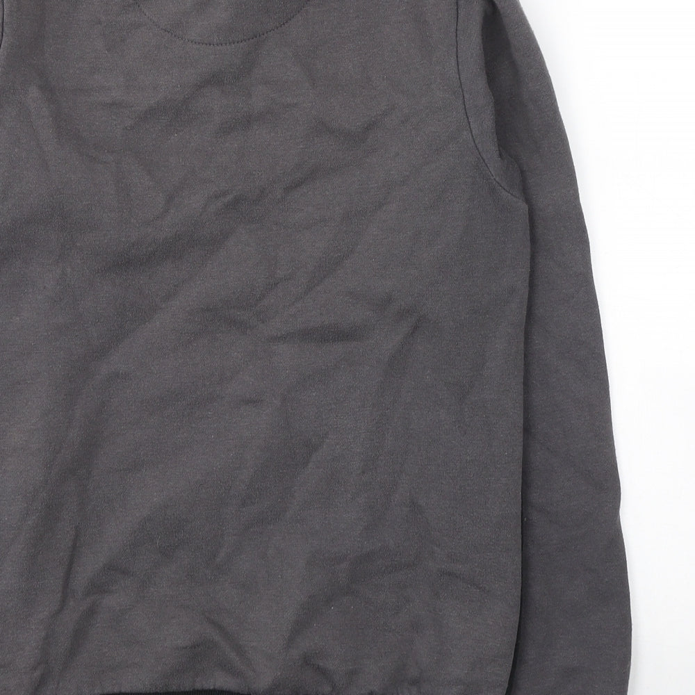 McKenzie Mens Black Striped Polyester Pullover Sweatshirt Size XS