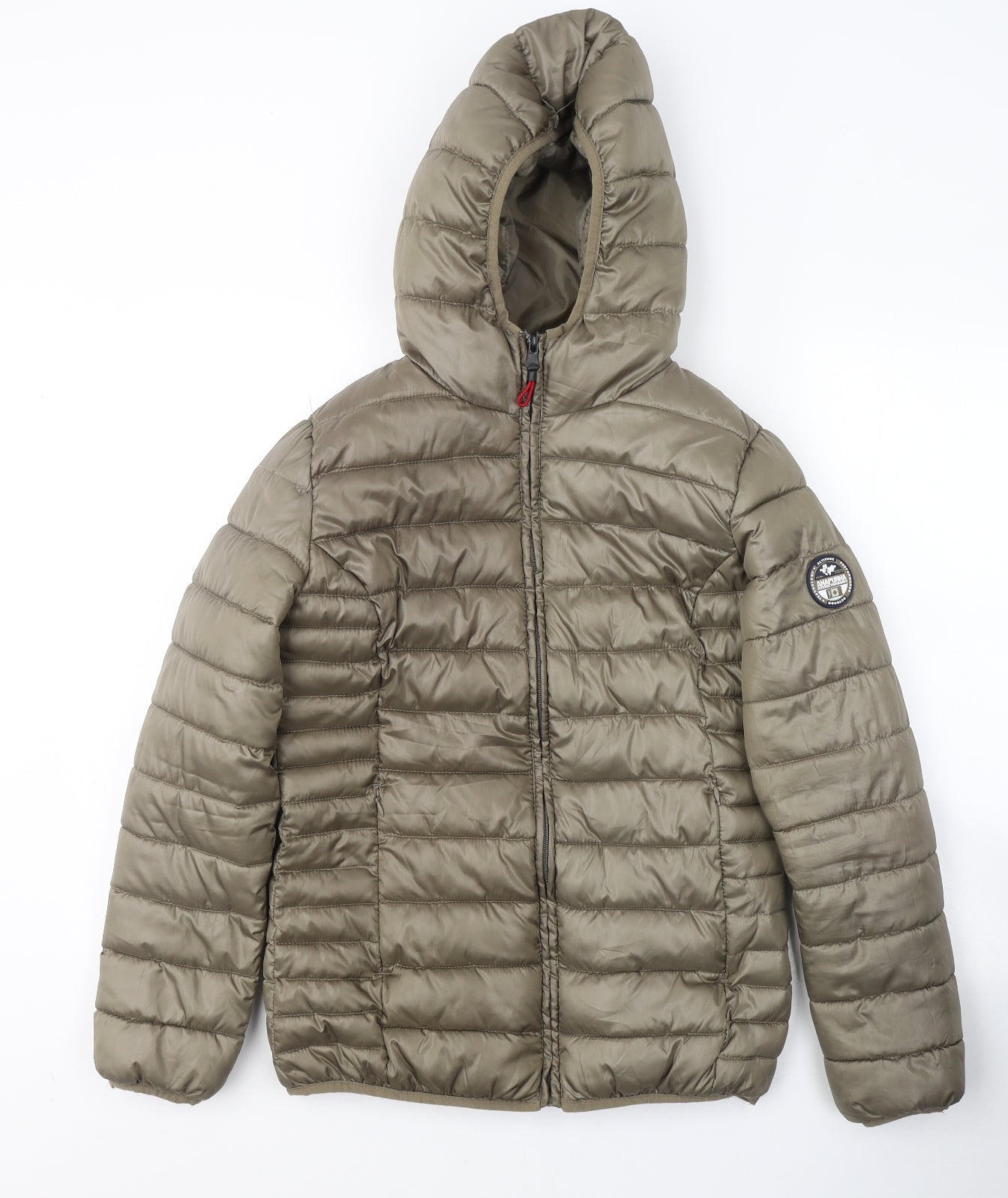 Anapurna Womens Green   Puffer Jacket Coat Size 12  Zip