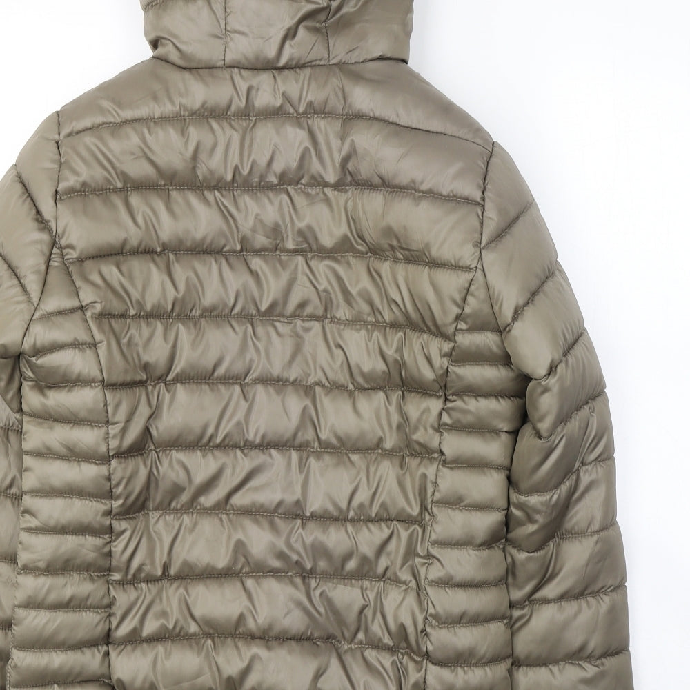 Anapurna Womens Green   Puffer Jacket Coat Size 12  Zip