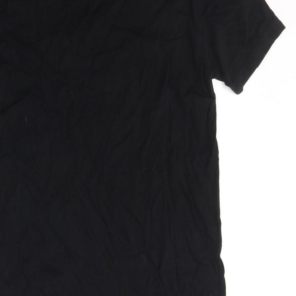 Rooster Teeth Mens Black  Cotton  T-Shirt Size M Round Neck  - 2034