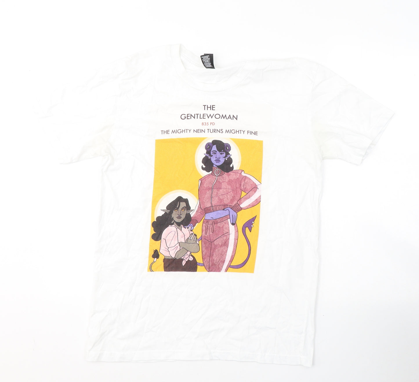 AS Colour Mens White  Cotton  T-Shirt Size M Round Neck  - The gentle woman