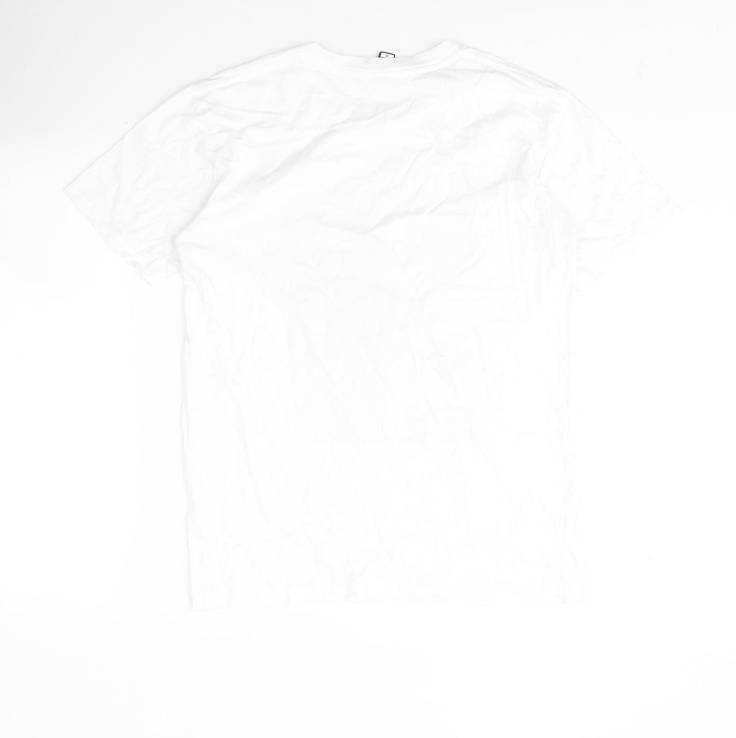AS Colour Mens White  Cotton  T-Shirt Size M Round Neck  - The gentle woman