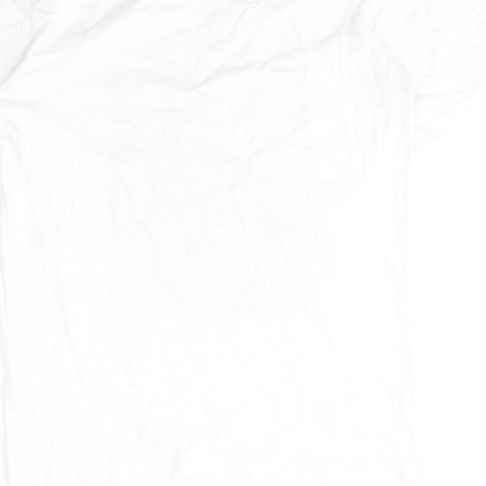 AS Colour Mens White  Cotton  T-Shirt Size M Round Neck  - The gentle woman