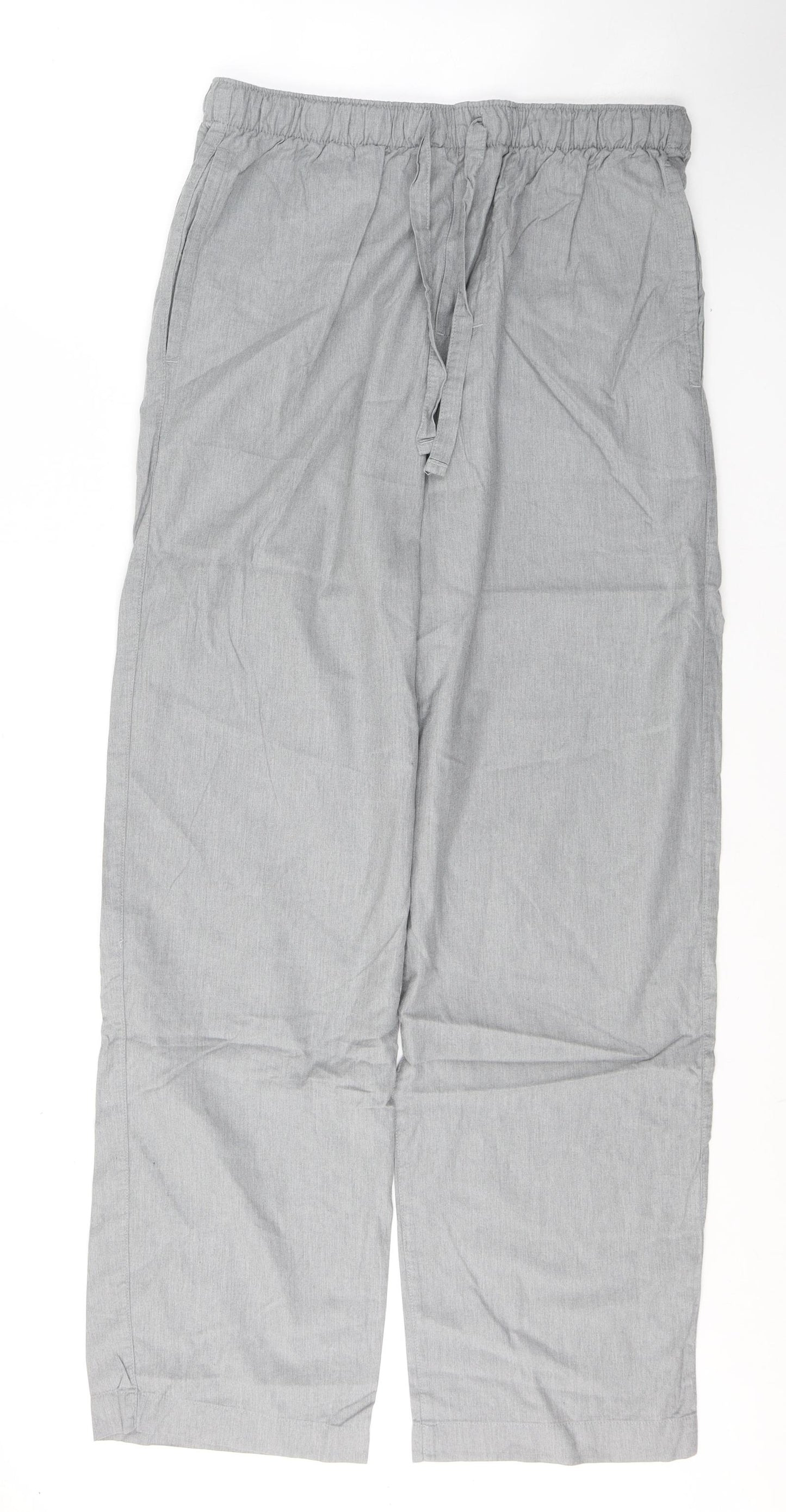 Gap Womens Grey  Cotton Trousers  Size M L33 in Regular