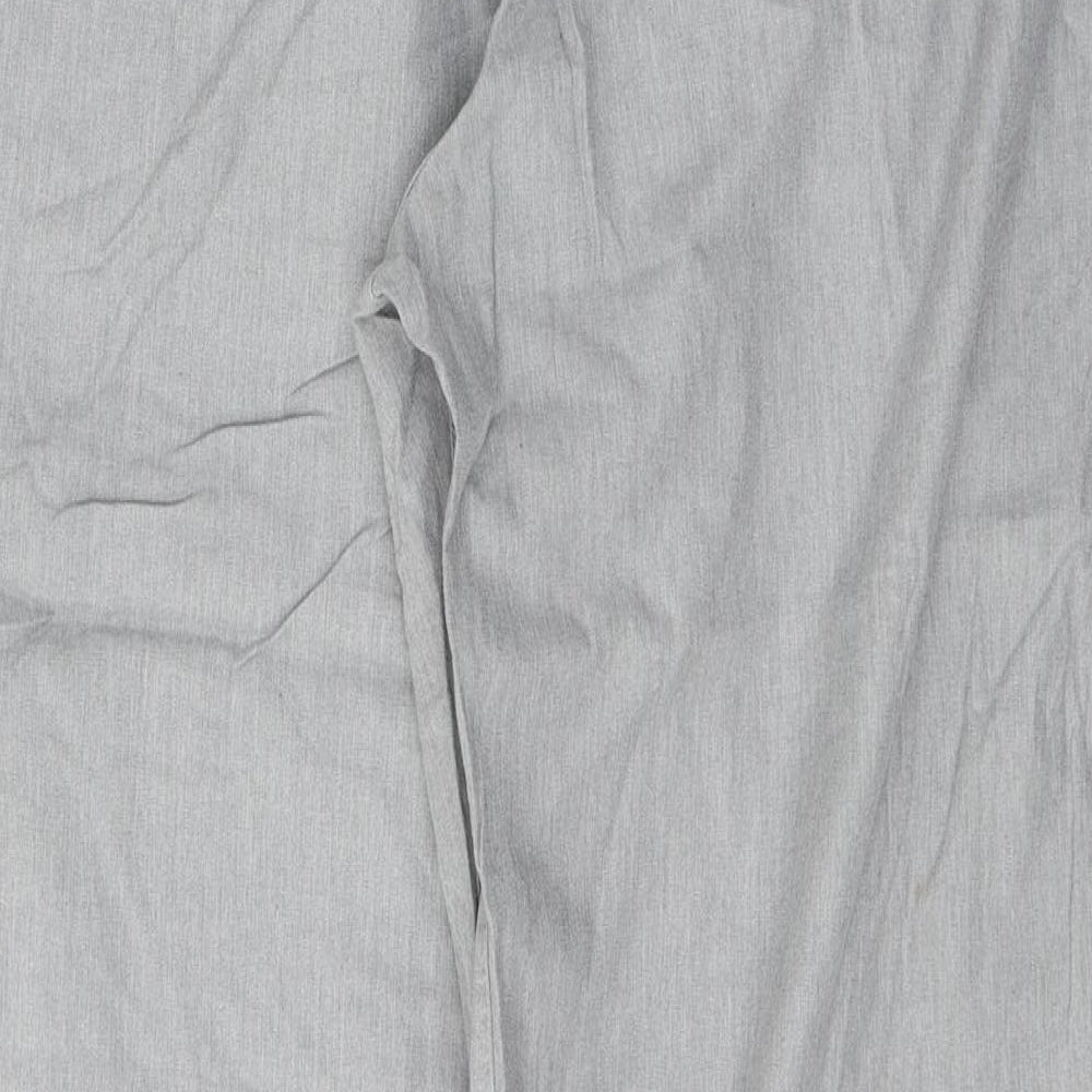 Gap Womens Grey  Cotton Trousers  Size M L33 in Regular