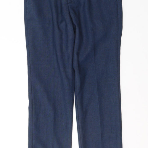 NEXT Boys Blue  Polyester Capri Trousers Size 8 Years  Regular Button