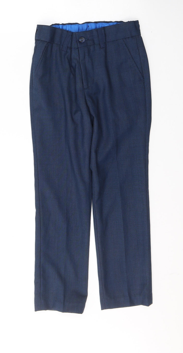 NEXT Boys Blue  Polyester Capri Trousers Size 8 Years  Regular Button